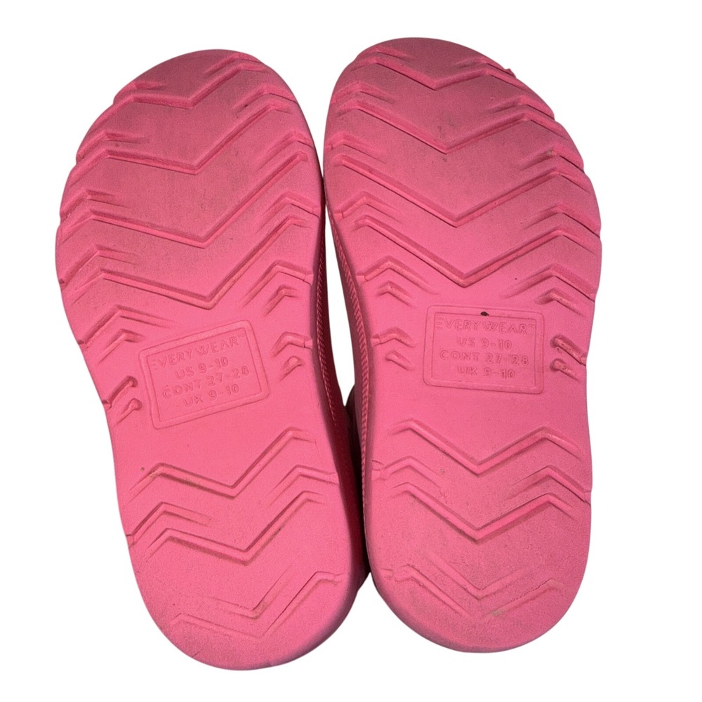 Totes Everywear Charley Girl Toddler Tall Rain Boots Pink Size 9/10 Waterproof - Picture 4 of 4